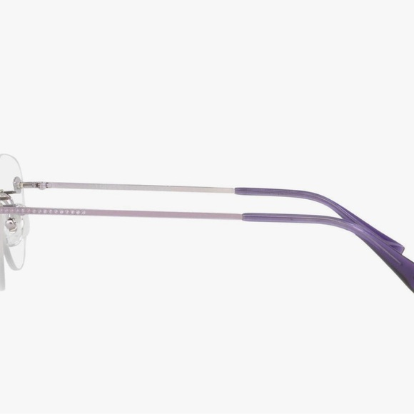 Versace Purple Rimless Eyeglasses - Picture 3 of 6